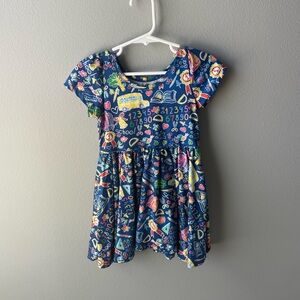 Charlie's Project School Time Short Sleeve Hugs Twirl Dress